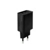 ładowarka sieciowa 2.1a 10w czarna denmen 2100ma dc02 2xusb single