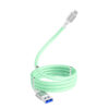 kabel usb typ-c denmen miętowy d11t magnetyczny