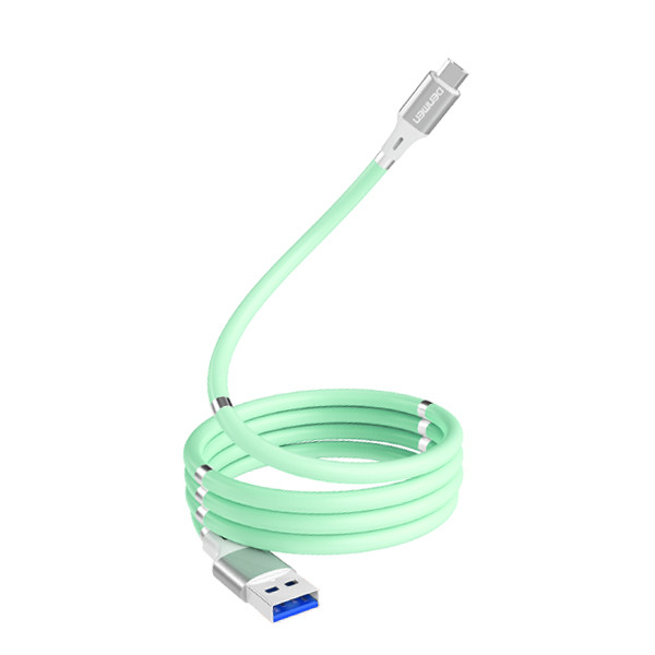 kabel usb typ-c denmen miętowy d11t magnetyczny