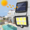 lampa solarna z czujnikiem ruchu zmierzchu 120 led