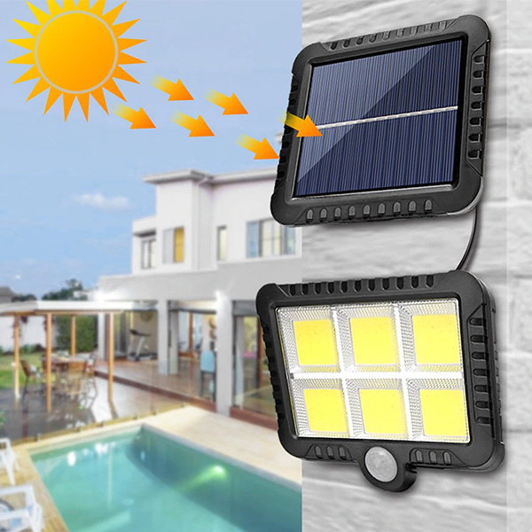 lampa solarna z czujnikiem ruchu zmierzchu 120 led