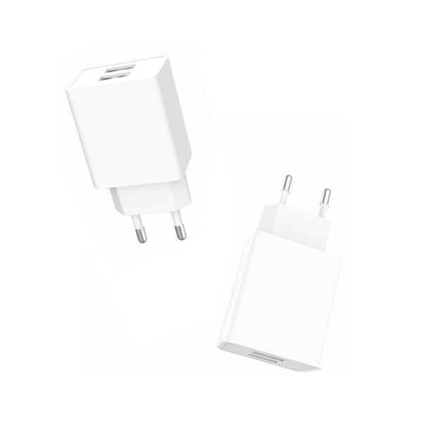 denmen ładowarka sieciowa dc02 2xusb 2.1a 10w biały dc02w