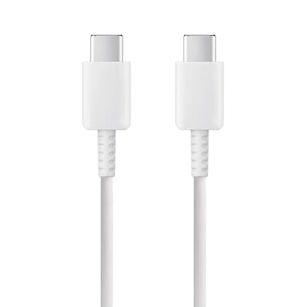 ecobox kabel usb typ-c do typ-c 3a 1m biały pd usb-c