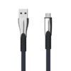 ecobox kabel usb micro 2.4a niebieski quick charger qc 3.0 1m bw02