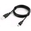economy kabel usb mini czarny dke-2 1m
