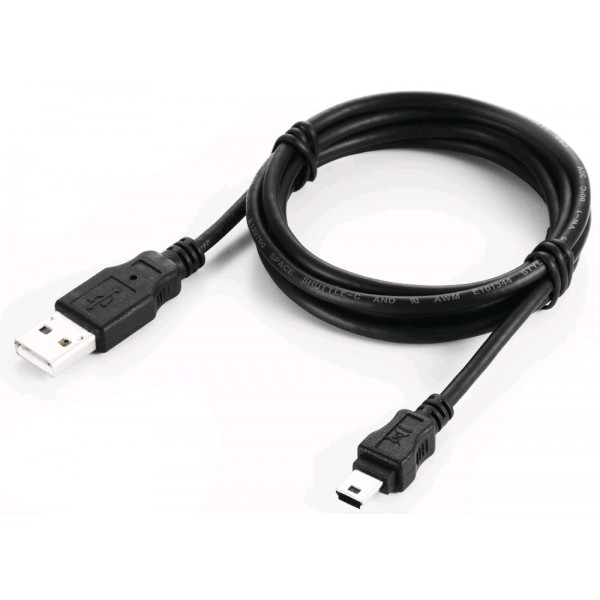 economy kabel usb mini czarny dke-2 1m