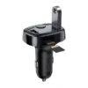 transmiter fm bluetooth baseus + ładowarka 2,1a zestaw głośnomówiący 2xusb microsd cctm-01