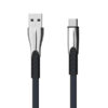 ecobox kabel usb typ-c 2.4a niebieski quick charger qc 3.0 1m bw02