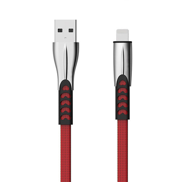 ecobox kabel usb iphone 2.4a czerwony quick charger qc 3.0 1m bw02