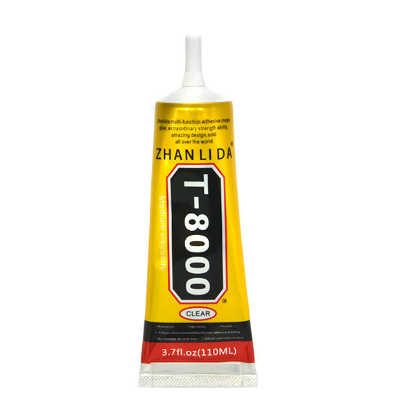 klej syntetyczny t-8000 wyświetlacz lcd ramka dotyk 110ml montażowy zhanlida t8000
