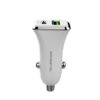 somostel ładowarka samochodowa usb+typ-c 3a 28w power delivery pd biały sms-a42