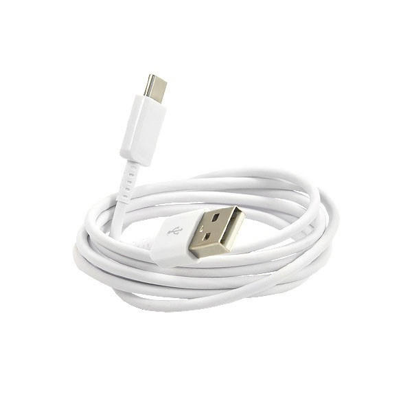 economy kabel usb typ-c biały 2.4a 1m