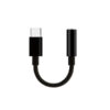 teltech adapter hf usb typ-c na jack 3,5 adapter słuchawek typ c przejściówka czarny new chip (s24) digital audio