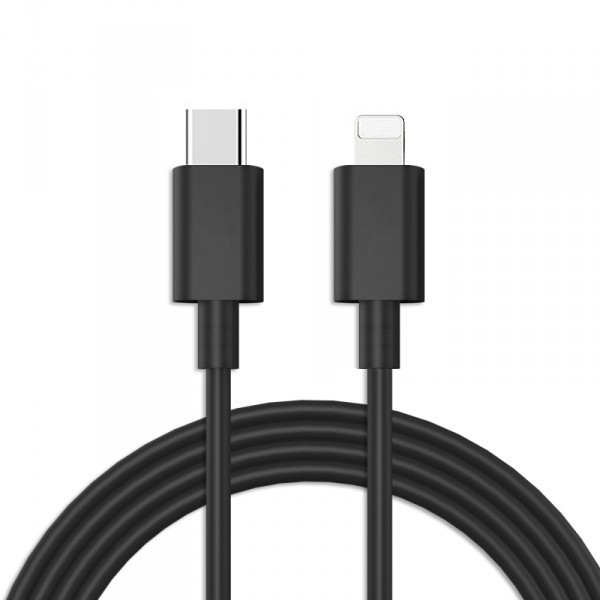 economy kabel usb pd typ-c do iphone 20w czarny 1m pd