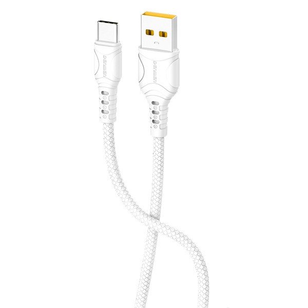 denmen kabel usb typ-c biały 2.4a 1m dc05