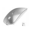 mysz optyczna bezprzewodowa trusty 4d slimfit srbrny hq