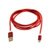 economy kabel usb micro nylon czerwony 1,5m red