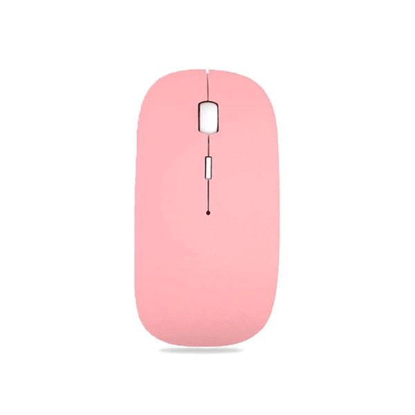 mysz optyczna bezprzewodowa trusty 4d slimfit różowy hq