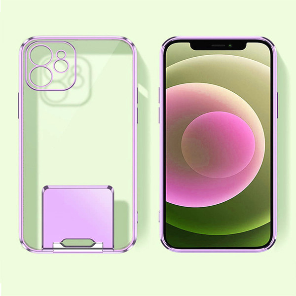 etui kickstand samsung s21 ultra nakładka back case fioletowy