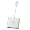 somostel adapter host usb+typ-c+hdmi 60w srebrny sms-bz07