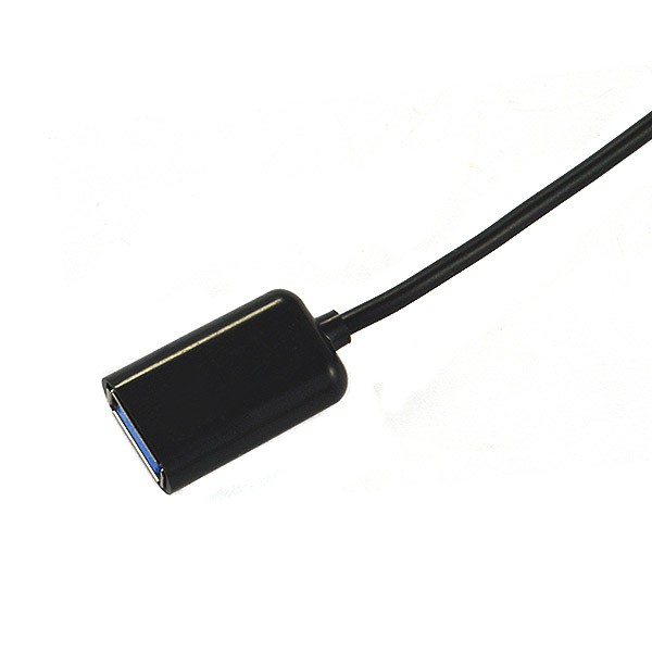 economy adapter host otg usb typ c typ-c przejściówka czarny