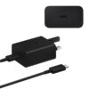 samsung ładowarka sieciowa typ-c pd ep-t4511 45w czarny 3a + kabel typ-c - typ-c - uk connector