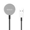 somostel ładowarka bezprzewodowa indukcyjna usb 10w 1,2m apple watch biały nylonowy oplon sms-zb15
