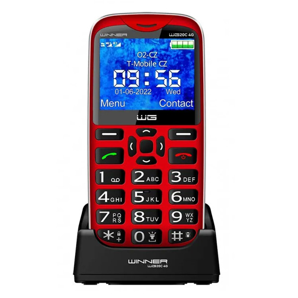 telefon winner group wg20c 4g czerwony