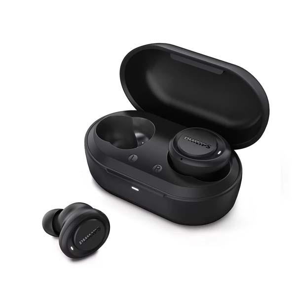 słuchawki philips douszne tws bezprzewodowe bluetooth true wireless tat1215bk