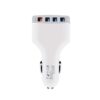 ładowarka samochodowa 4 x usb 7a biała vega faston fast charger quick 4xusb 3.0 3500ma