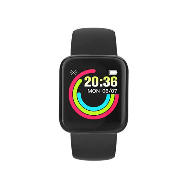 zegarek smartwatch macaron czarny pl menu / aplikacja