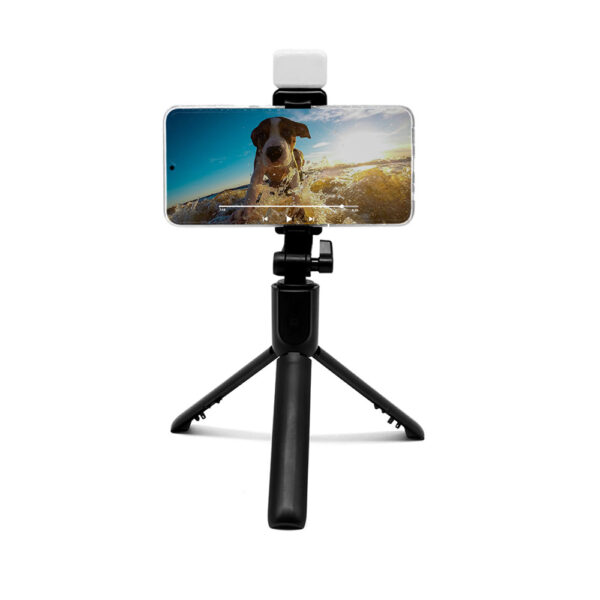 ecobox uchwyt do telefonu selfie r1s statyw + pilot bluetooth + led