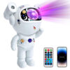 ecobox lampka nocna led projektoer gwiazd astronauta bluetooth