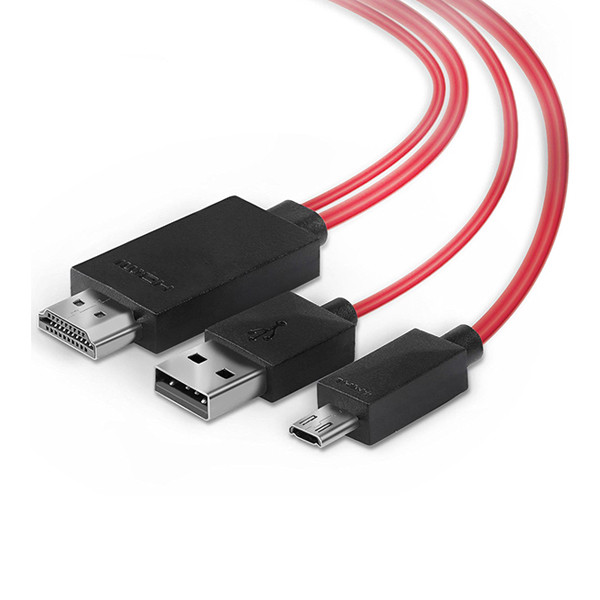 adapter kabel mhl micro usb do hdmi tv przejściówka fullhd