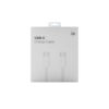 ecobox kabel typ-c do typ-c 3a 2m biały pd usb-c