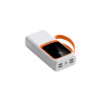power bank denmen bateria awaryjna 30000mah biały dp31 usb + typ-c