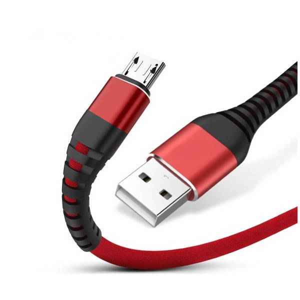 redix kabel micro usb qc 3.0 oplot wzmacniany 3.1a 1m nylon