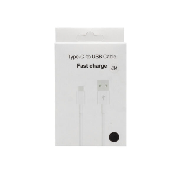 ecobox kabel usb typ-c czarny 2.4a 2m