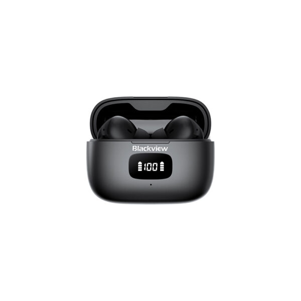 blackview słuchawki bluetooth airbuds 8 tws bt 5.3 czarny 400mah