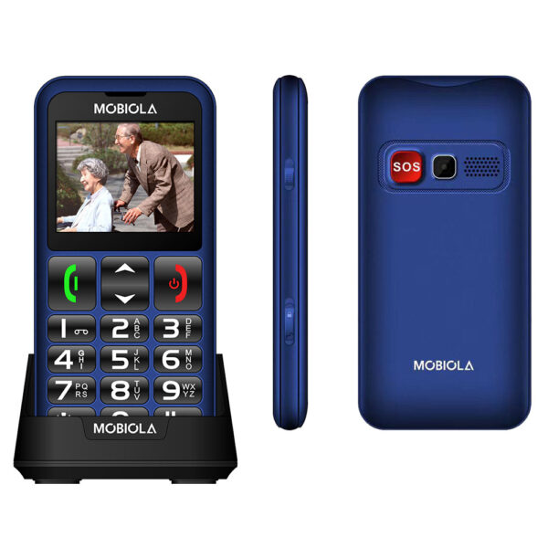 mobiola telefon dla seniora mb700 2g niebieski