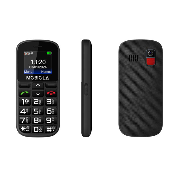 telefon gsm mobiola mb200 2g telefon dla seniora czarny