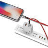 kabel usb iphone 2.4a somostel czerwony 2400mah quick charger qc 3.0 1m powerline sms-bw02
