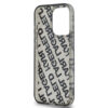 karl lagerfeld iml electroplated karl head case for iphone 15 pro szary