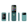telefon gsm mobiola klapką zielony tlefon dla seniora mb4600 4g