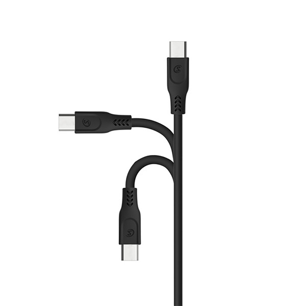somostel kabel usb - typ-c 3.1a 30w 1m quick charge qc3.0 czarny powerline sms-bt09