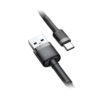 kabel usb do usb-c baseus cafule 2a 3m szaro-czarny