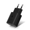 economy ładowarka sieciowa typ-c pd czarna ta800 3a 25w + kabel usb typ-c do typ-c pd dc03