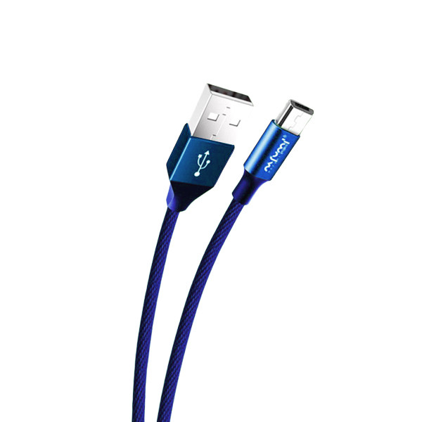 nafumi kabel usb micro 5a niebieski 5000mah quick charger qc 3.0 30cm nfm-a30