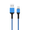 somostel kabel usb - lightning 3.6a 30w 1m quick charge qc3.0 niebieski powerline sms-bw06