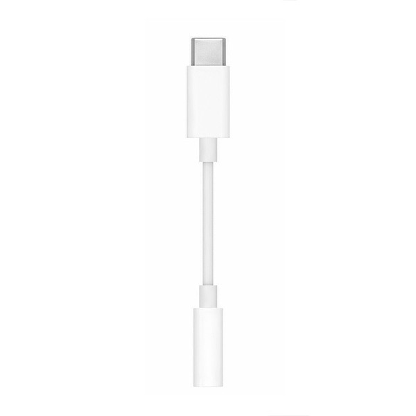 apple adapter typ-c do mini jack 3,5mm przejściówka biały iphone box